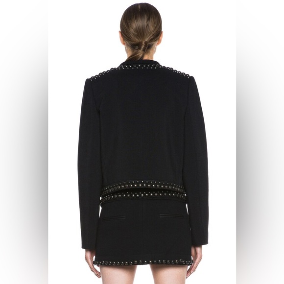 Isabel Marant Black Studded Embellished Wool Blazer Jacket - NEW! - Picture 13 of 17